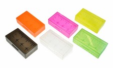 Armerah 18650/16340/CR123A Battery Protective Case Opaque Plastic Multipack