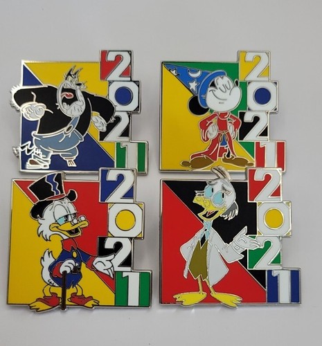 WDW 2021 Mickey Mouse & Friends datierte Mystery Box Pins - 4er-Set Disney World