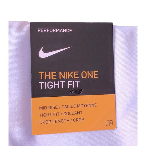 NIKE The One Tight Fit NWT Plus Dri-Fit Capris Lavender/White Tie Dye Sz 2X - Picture 2 of 5