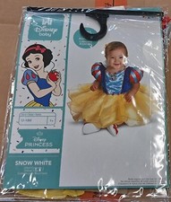 Snow White Infant Disney Princess Dress Up Halloween Costume 12-18 Months NEW