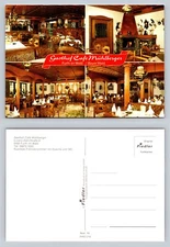 Gasthof Cafe Mühlberger Postcard Furth im Wald Bayern Interior Dining Views
