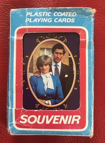 Prince Charles Playing Cards Lady Diana Spencer Wedding 7.29.81 Orig Souvenir