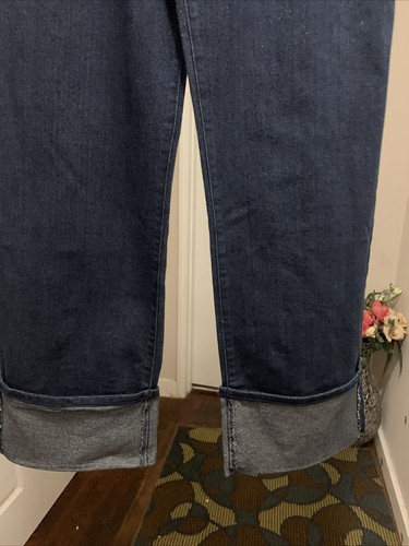 Levi's Girls’ Lurex Sparkly Wide Leg Jeans with Cuffs Size 18 New - Picture 14 of 23