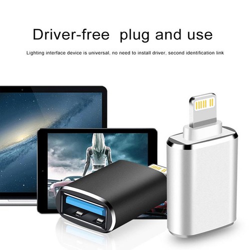 Adattatore OTG da light a USB-A 3.0 per iPad iPhone pendrive lettori schede - Zdjęcie 11 z 23