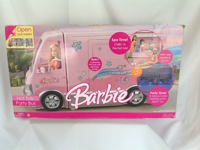 Barbie 2006 Hot Tub Party Bus Must C Awesome Condition Sounds Lights Work