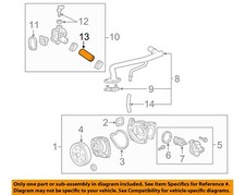 GM OEM 13-22 Acadia Cooling Water Pump-By-Pass Hose 12627054