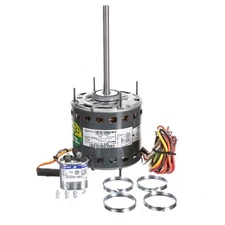 Genteq 3D003 Fan and Blower Motor, 1/3 HP, 1 Ph, 60 Hz, 277/230 V, 1075 RPM