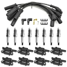 For ACDelco Chevy 8 set UF413 Ignition Coils 41-962 Spark Plug Spark Plug Wires
