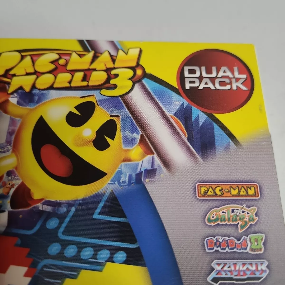 Pac Man World 3 Namco Museum Dual Pack Nintendo DS CIB Authentic