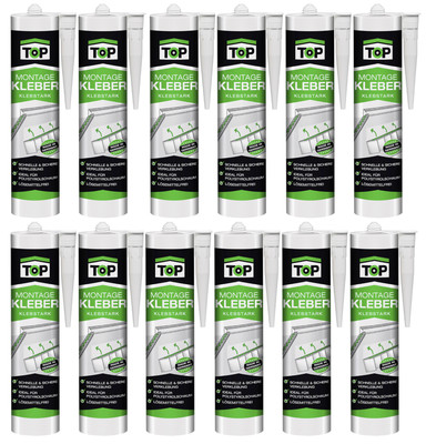  Montagekleber EUR 6,13/kg 12 x 435 g  Styroporkleber / Baukleber /Leistenkleber