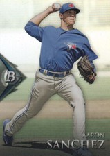 2014 Bowman Platinum Chrome Prospect Refractor #BPCP60 Aaron Sanchez Blue Jays