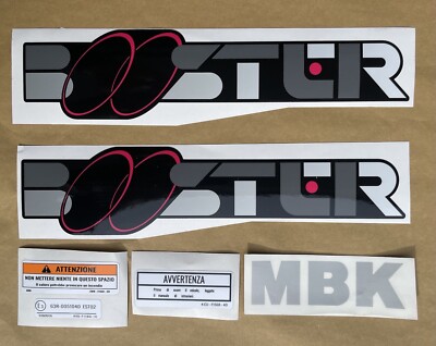 Mbk Booster First Series Black 90-91 Sticker Kit