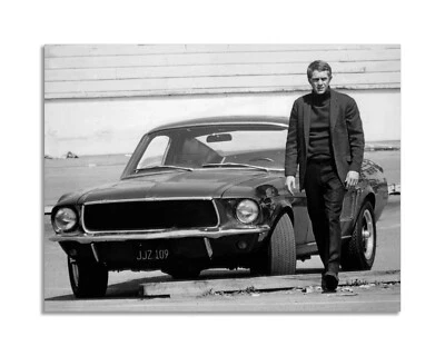 DANIELE ART ITALIA Quadro stampa su tela con vernice effetto dipinto - Steve McQueen