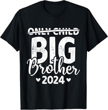 Only child crossed out big brother 2024 pregnancy announce Gift Unisex T-Shirt