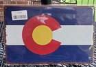 Colorado State Flag Tin Metal Sign 8x12 Inches In Size New In Package
