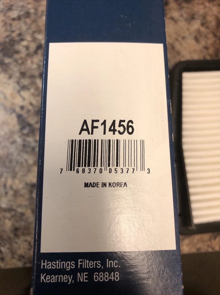 New Hastings AF1456 Air Filter For Suzuki Grand Vitara 2009-2017 Free Shipping ! - Image 2 of 4