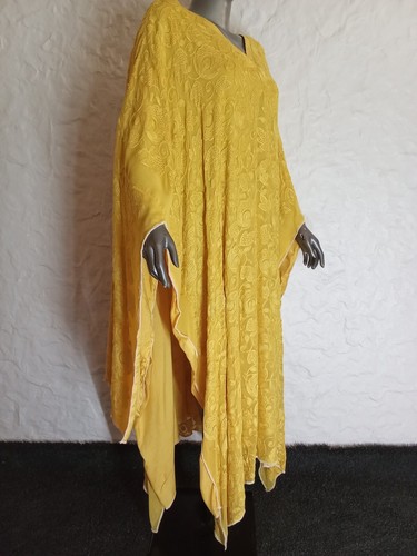 Chikan Elegance: Georgette Semi Stitched Kurti and Pant For Women. - Picture 4 of 21