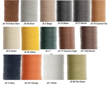Ritza 25 Tiger Thread 0.6mm Wax Braided Polyester Leather Hand Sewing 25m/82ft 