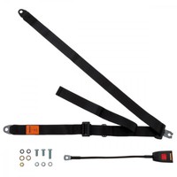 Vorne Statisch Sicherheitsgurt FüR Morris Minor 1000 Cabrio 4Dr 1962-1971 Black