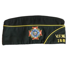 US Military VFW 168 Garrison Cap Mens Size7 Veterans of Foreign Wars Georgia **