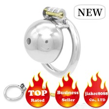 Chastity Cage Male Chastity Device Restrict Stainless Steel Metal Locks Rings