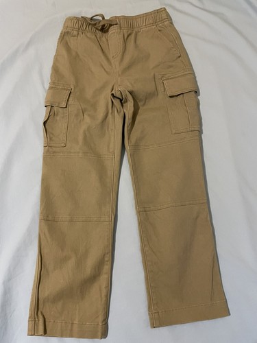 Lands' End Boys Iron Knee Stretch Pull On Cargo Pants - Small (8)