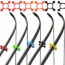 2pcs Archery Recurve Bow Limbs Stabilizer Rubber Shock Dampener Silencer Hunting