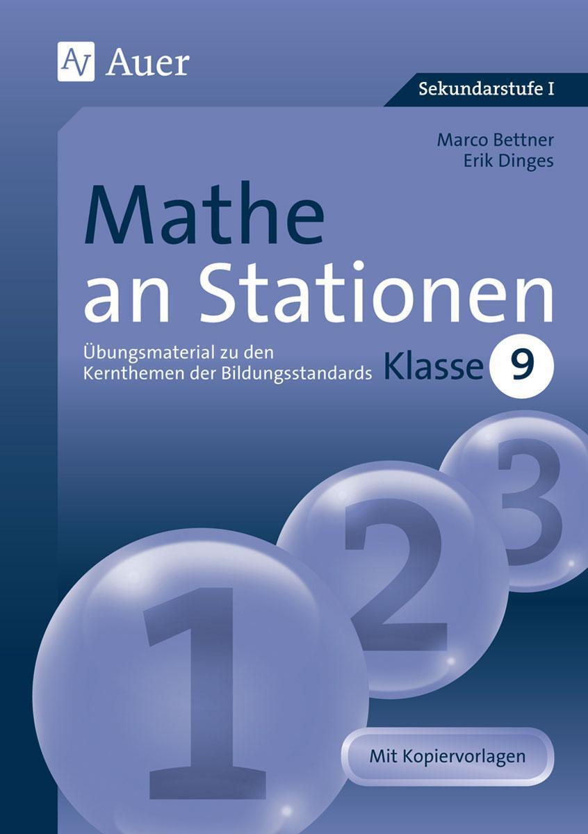 Thumbnail - Mathe An Stationen. Klasse 9 Marco Bettner