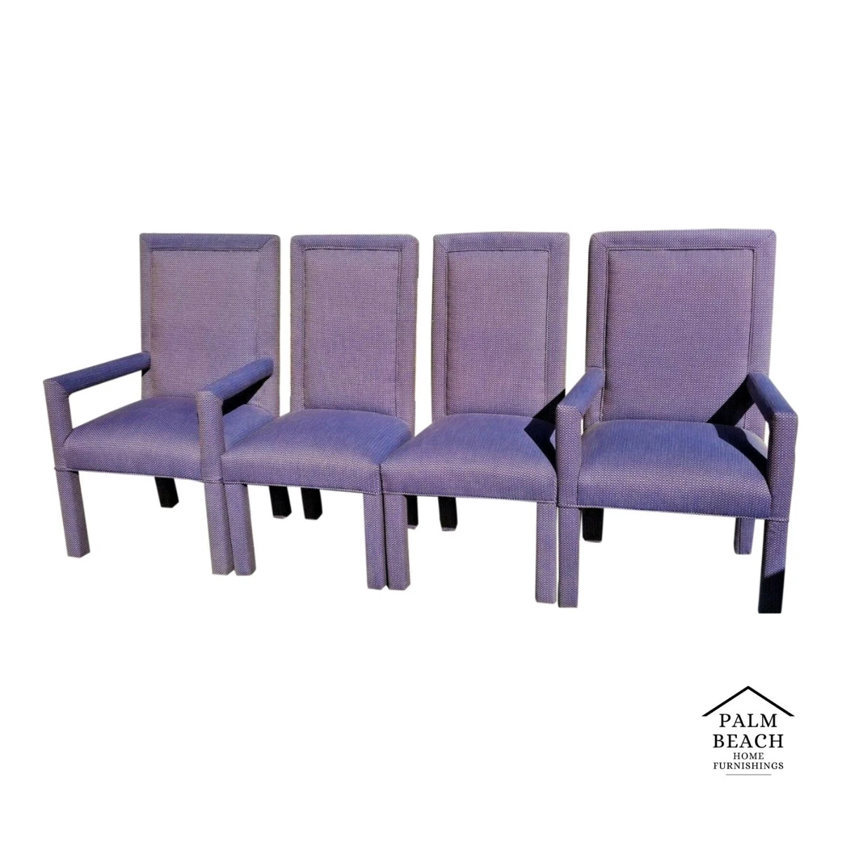 Blue parsons dining chairs hot sale
