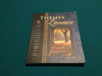 A Beka book Themes in Literature 4th Edition High School Textbook Christian Educ