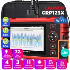 2025 LAUNCH CRP123X Elite Code Reader Car Diagnostic Scanner Tool ABS SRS Engine