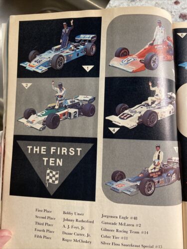 1976 Indy 500 program. AJ Foyt. Bobby Unser. - Picture 5 of 18