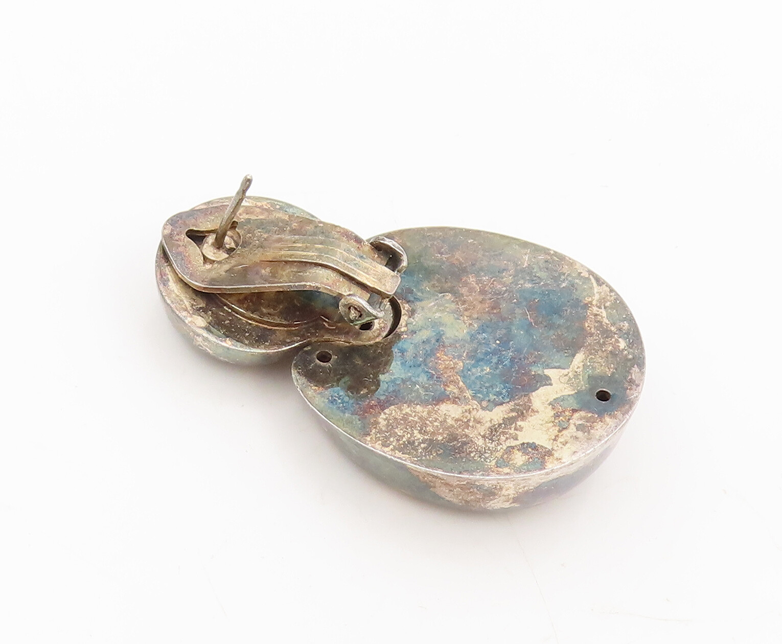 925 Sterling Silver  Vintage Solid Puffed Carved … - image 3