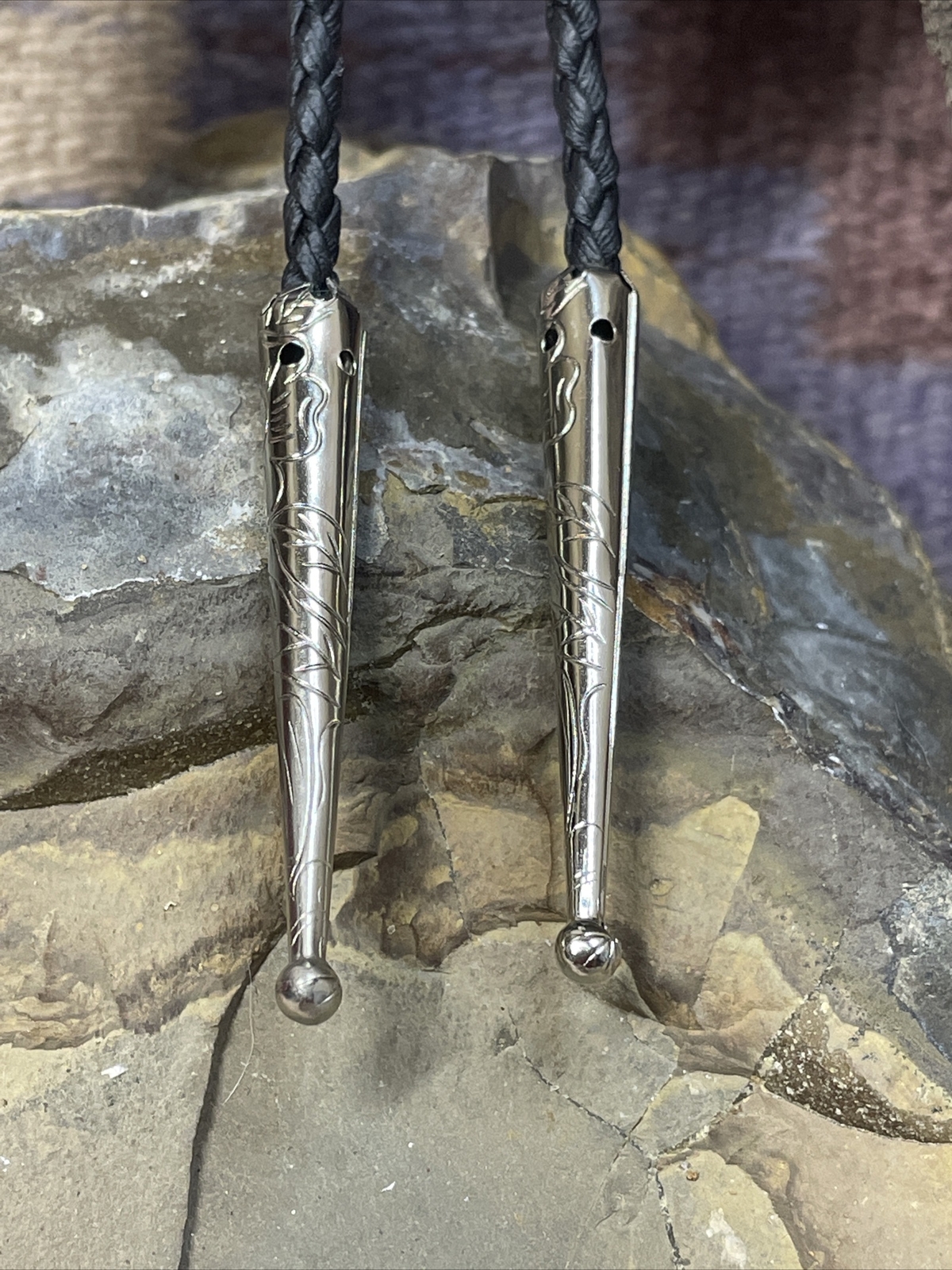 Saguaro Cactus Turquoise Silver Bolo Tie Western Southwest WEDDING Fall Festival