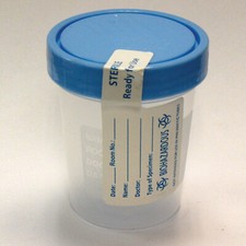 Urine Collection Sample Cup Sterile Specimen Bottle Container Sealed Sterile4oz