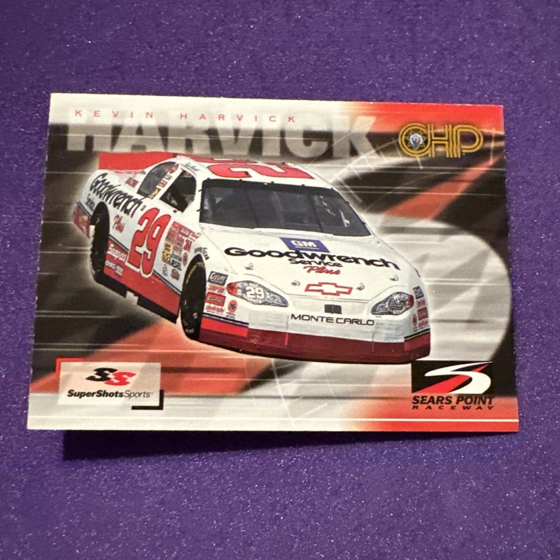 2001 Kevin Harvick #SP5 Rookie CHP SEARS POINT CARD