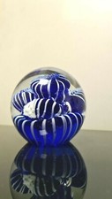 Blaue Traumkugel Glaskugel Briefbeschwerer