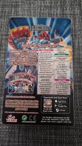 Yu-Gi-Oh TCG: Mechanized Madness Structure Deck SR10 1st Edition New Sealed ๐ฅ - Picture 4 of 4