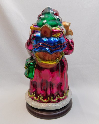 Thomas Pacconi Classics Christmas Hand Blown Glass Santa Claus 14" & Kids MIB - Picture 9 of 23