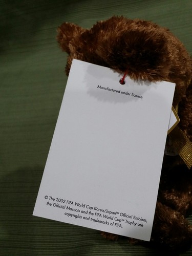 Ty Beanie Baby Champion the Exclusive 2002 FIFA World Cup USA Bear MWMT Retired - Picture 8 of 11