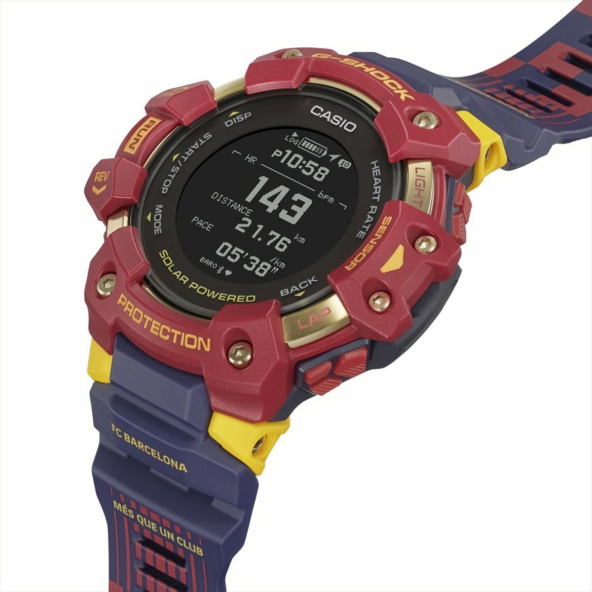 Casio G-Shock GBD-H1000BAR-4JR G-SQUAD FC BARCELONA MATCHDAY
