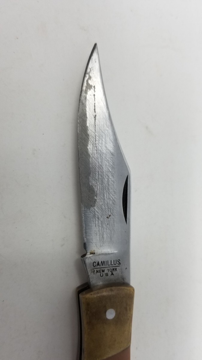 CAMILLUS New York USA Folding #11 Lok-Back Knife RARE Miner CAMILLUS New York USA Folding #11 Lok-Back Knife RARE Miner