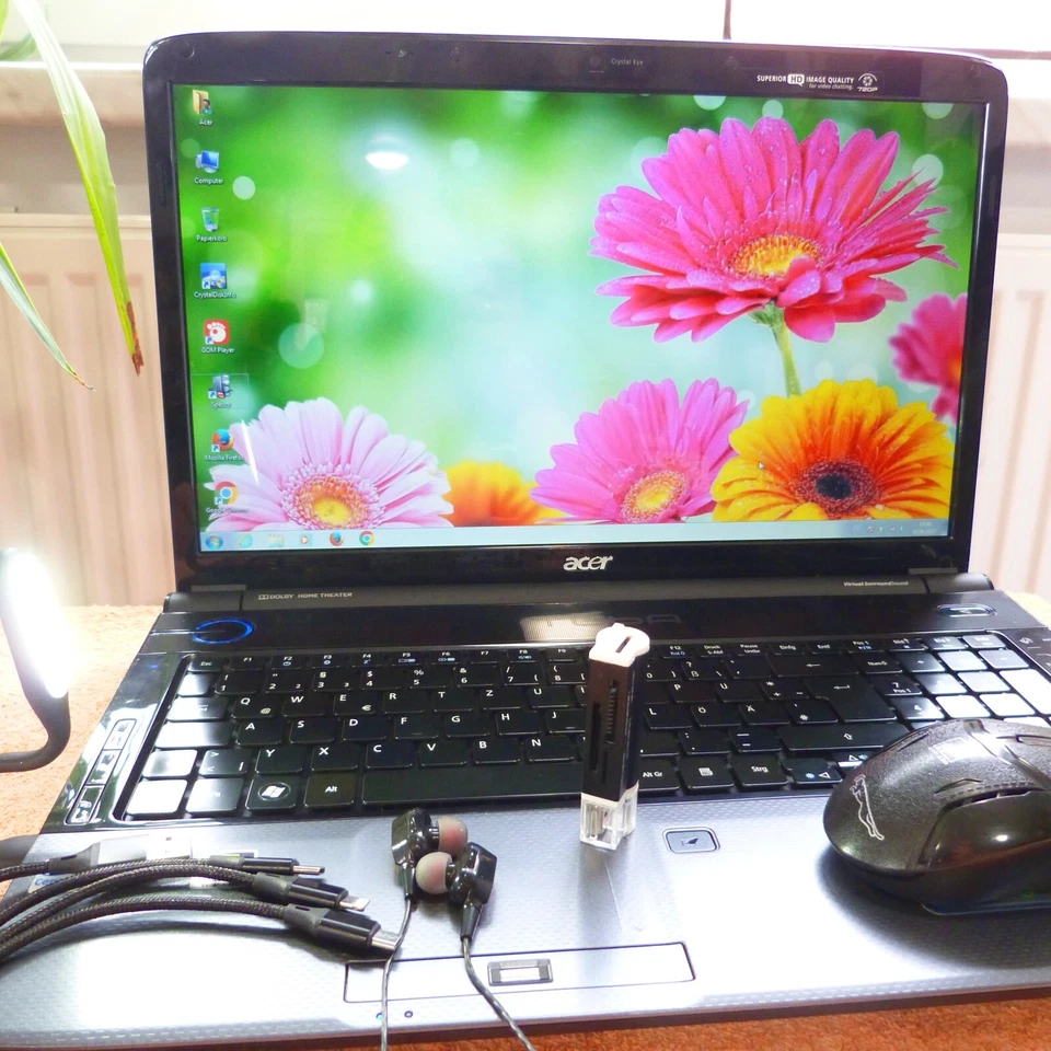 XXL SET Acer 7738 GEMSTONE 17 Zoll l Windows 7 l GeForce HDMI BLURAY DOLBY SOUND - Bild 4 von 4