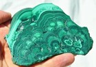 Beautiful Polished Malachite Slice Congo Natural Crystals 109mm 4.3" 4216 dxx — photo 3