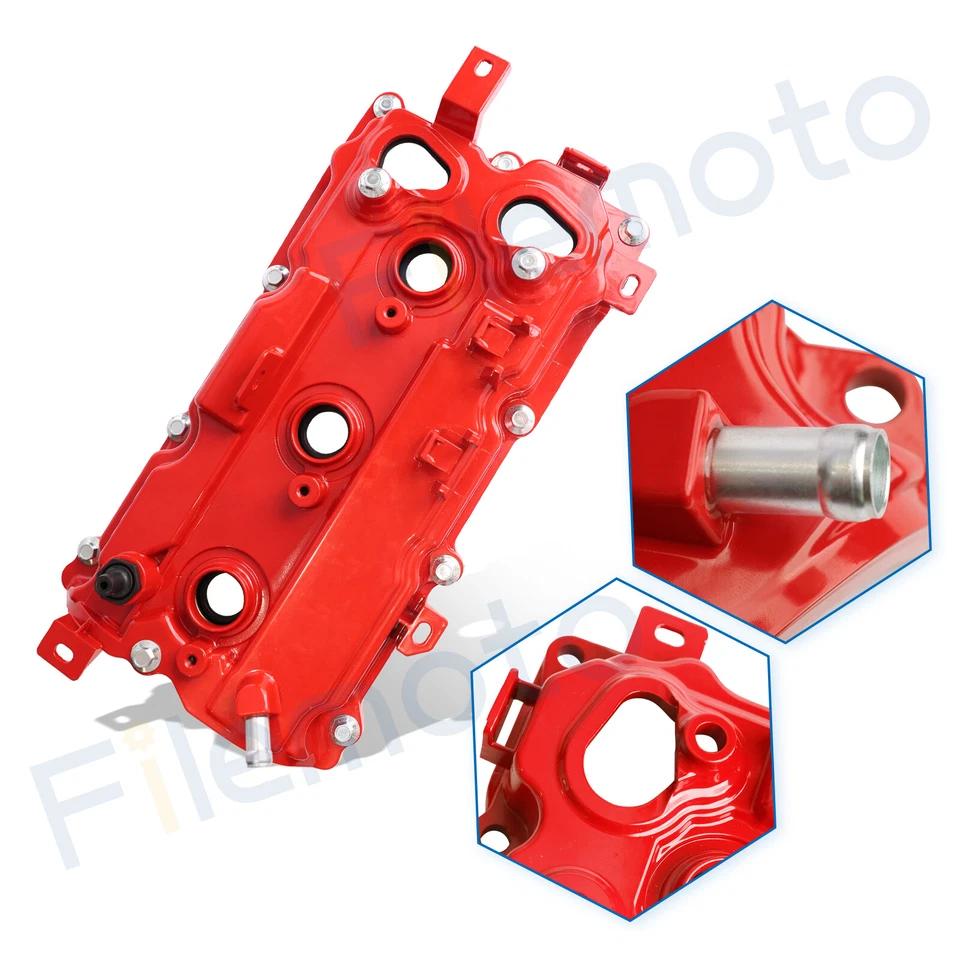 Cubierta de válvula de aluminio para Nissan 350Z Infiniti EX35 FX35 G35 M35 Q50 Q70 VQ35HR Foto 4 de 4