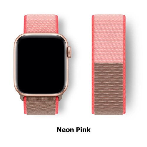 Accesorios de correa de bucle para Apple Watch Ultar 8 7 6 5 SE 4 iWatch correa de nailon suave - Imagen 53 de 133