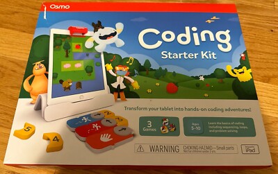 Osmo Coding Starter Kit for iPad 3 Learning Games Stem Toy