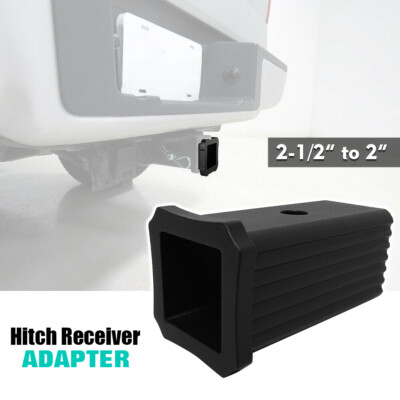 2.5'' 2-1/2'' to 2'' Trailer Hitch Receiver Adapter Insert Reducer Sleeve Convertor