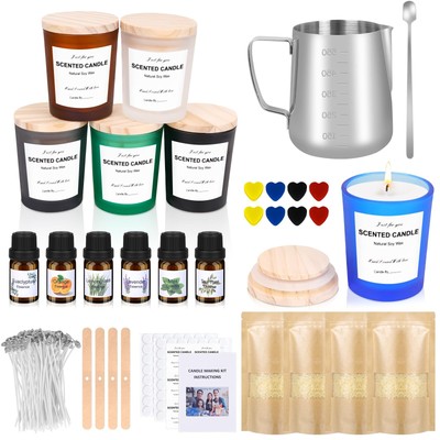 Candle Making Kit for Adult Homemade DIY Candle Making Supplies Include Soy W...