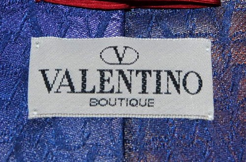Vintage 100% Auth Valentino Boutique TIE Mens Classic - Picture 4 of 5